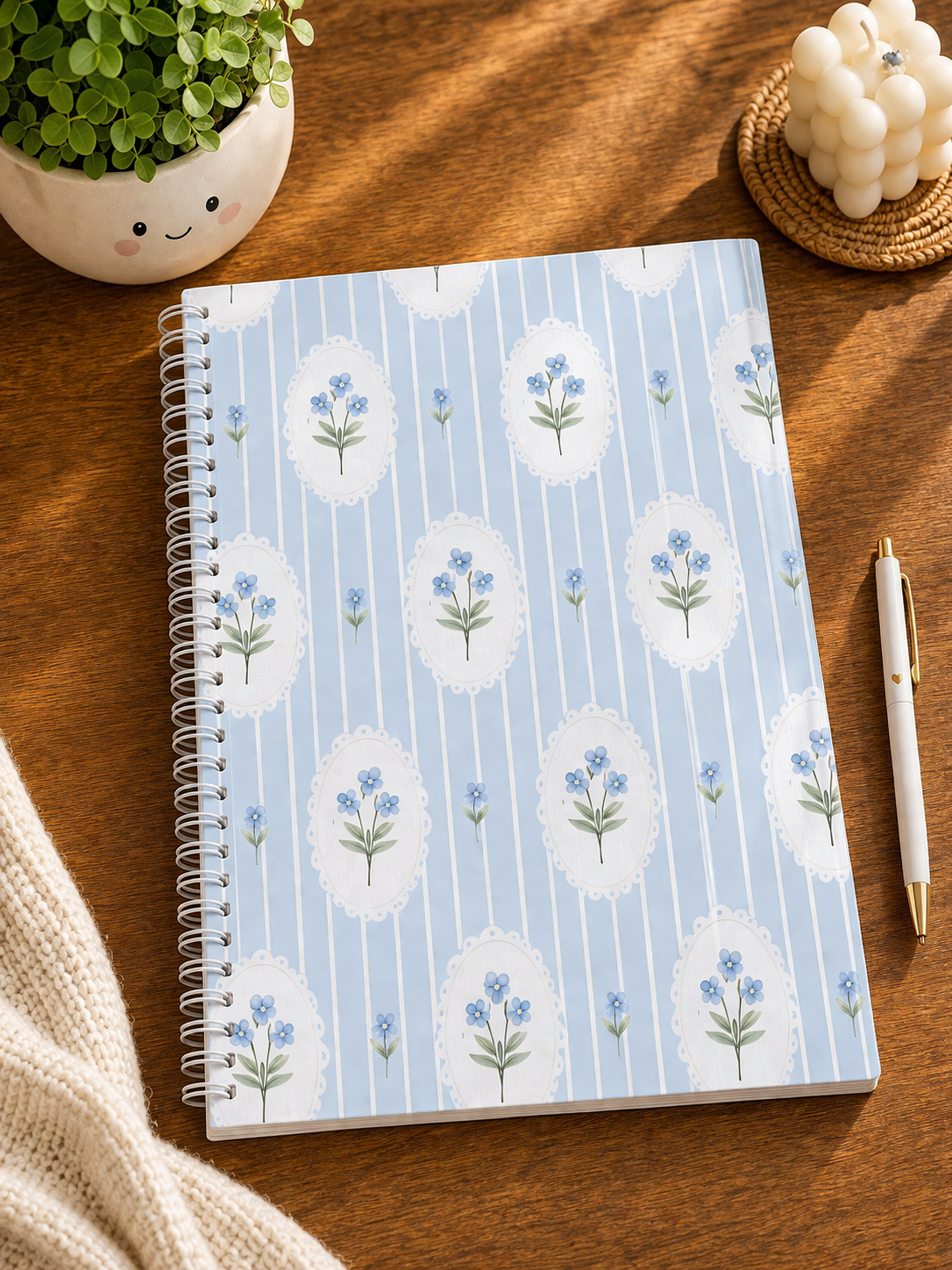A4 Aesthetic Spiral Notebook