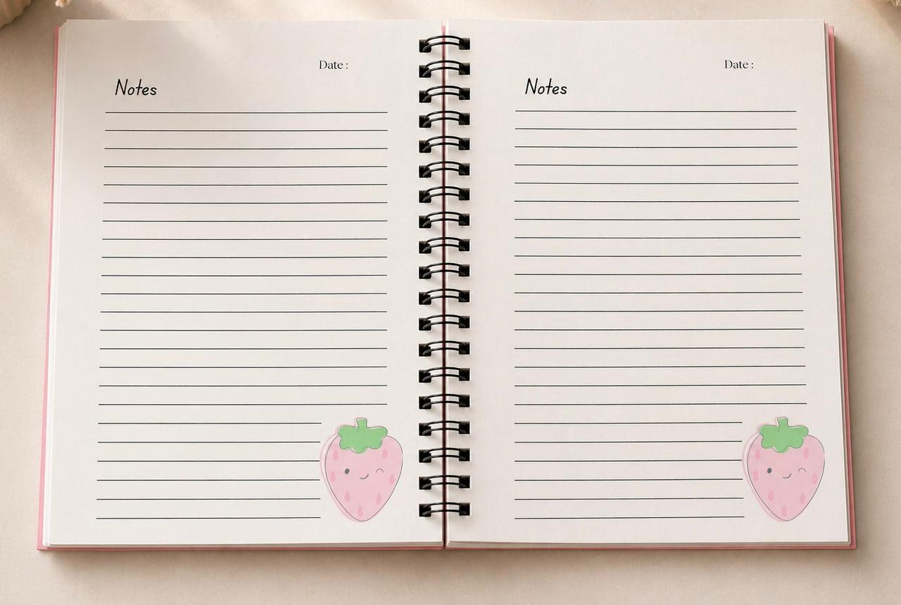 Aesthetic A5 Wiro Journal/Planner