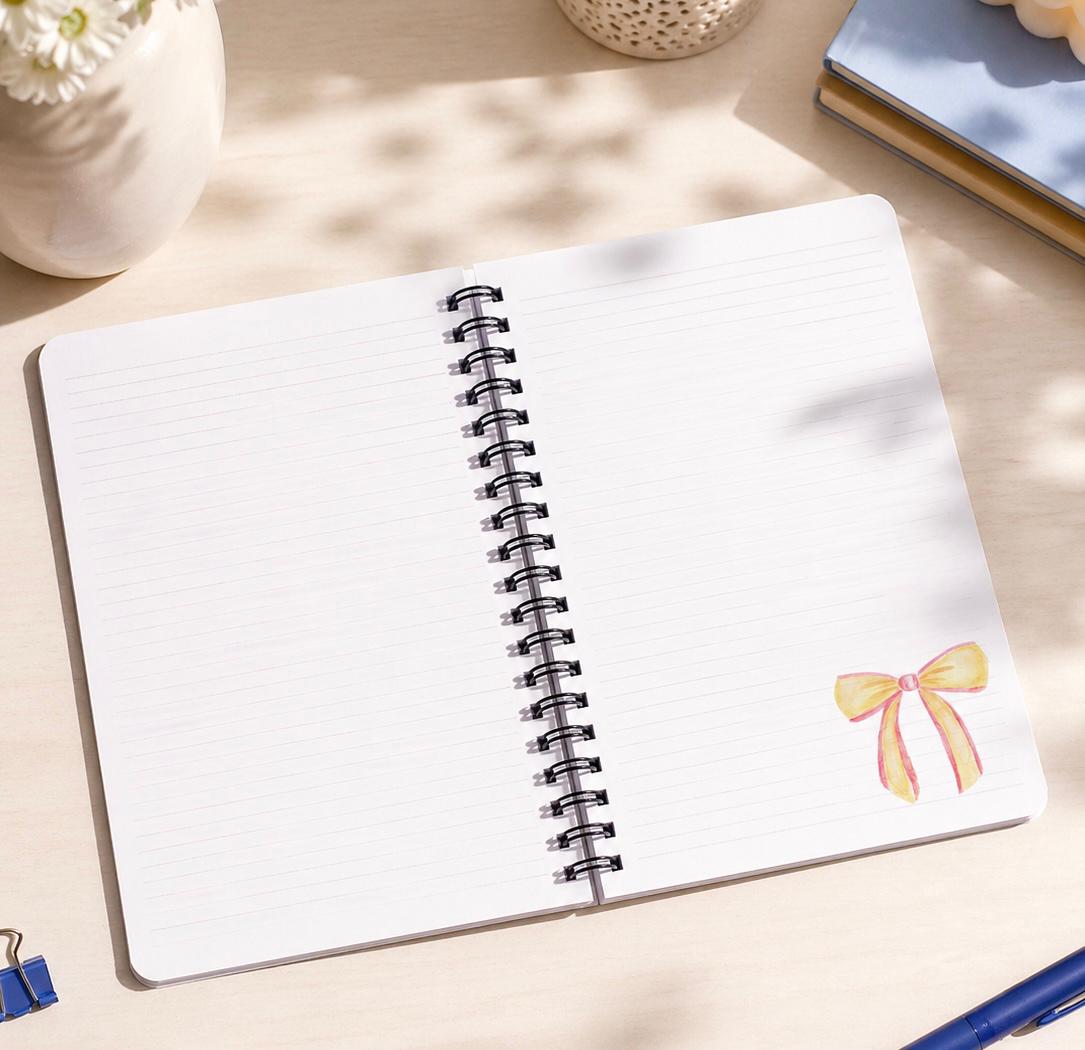 Aesthetic A5 Wiro Journal/Planner