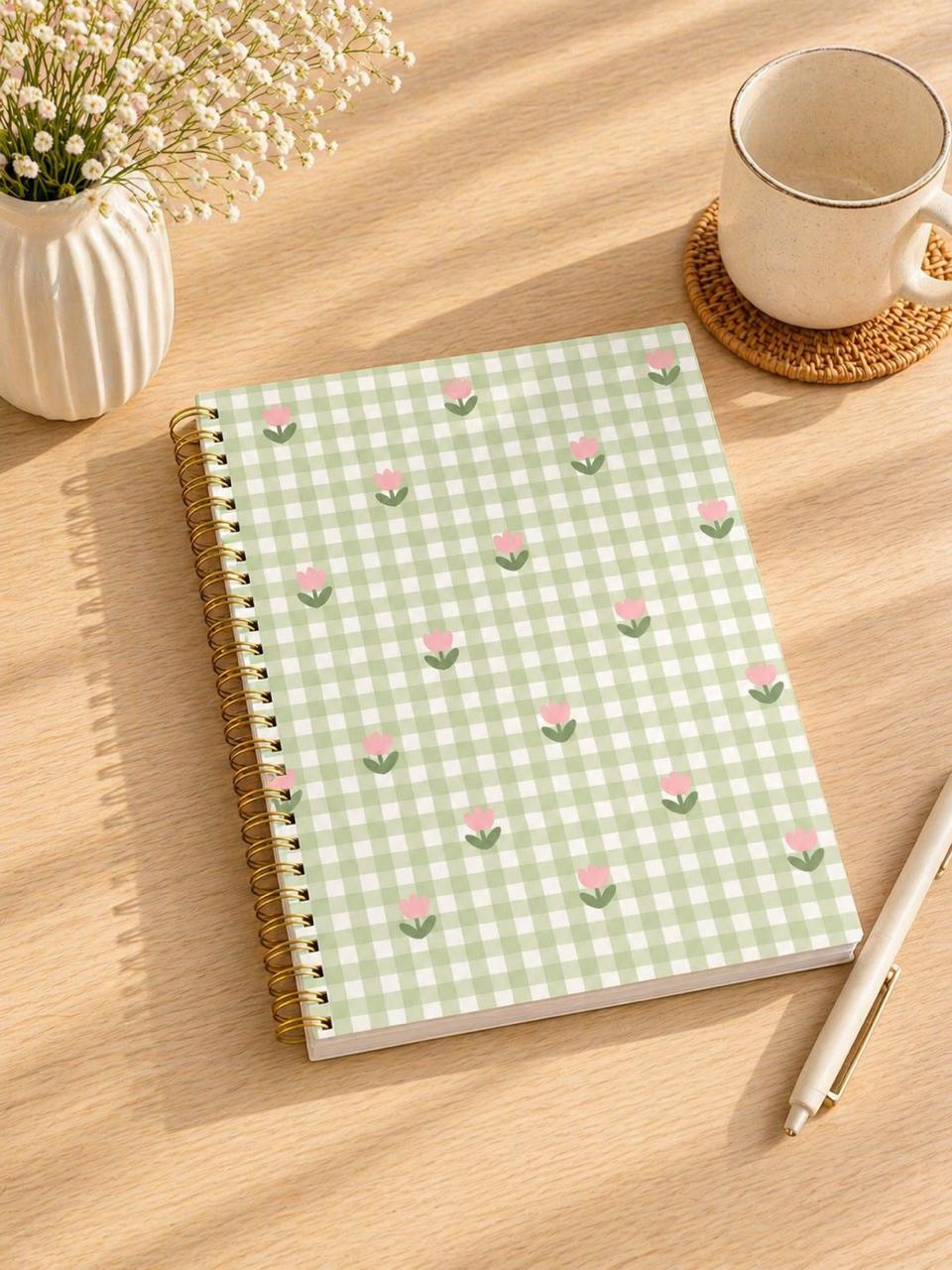 A4 Golden Wiro Notebook