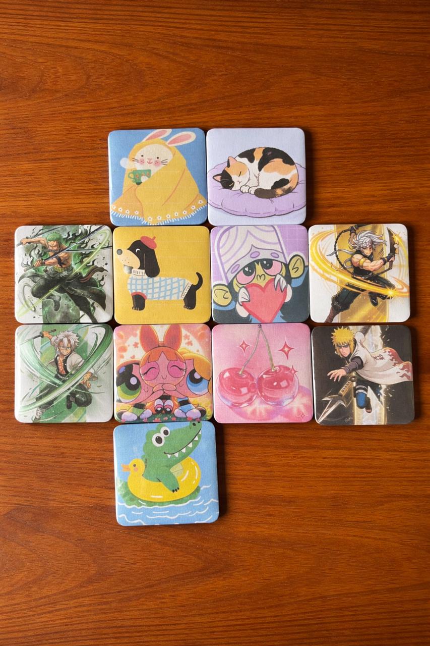 Bag Badges 5×5 (Set of 5)